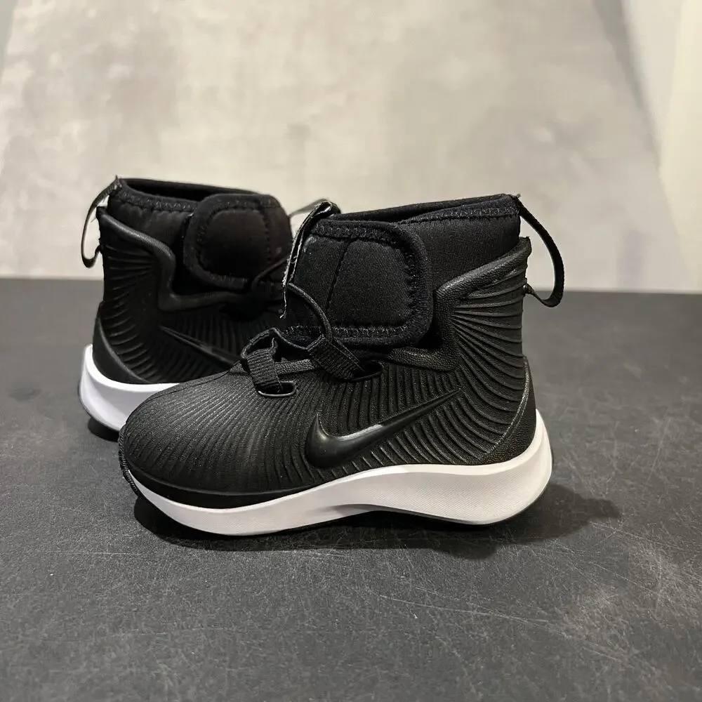 Nike Binzie Boot Toddler Size 4C Black Slip-On Hook & Loop Sneakers BQ5382-002